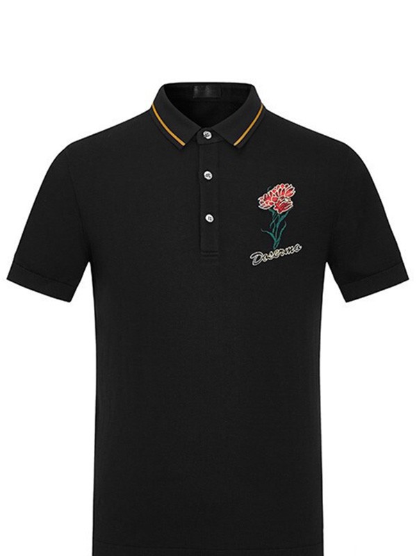 奥拉玛2023春夏季红色polo衫