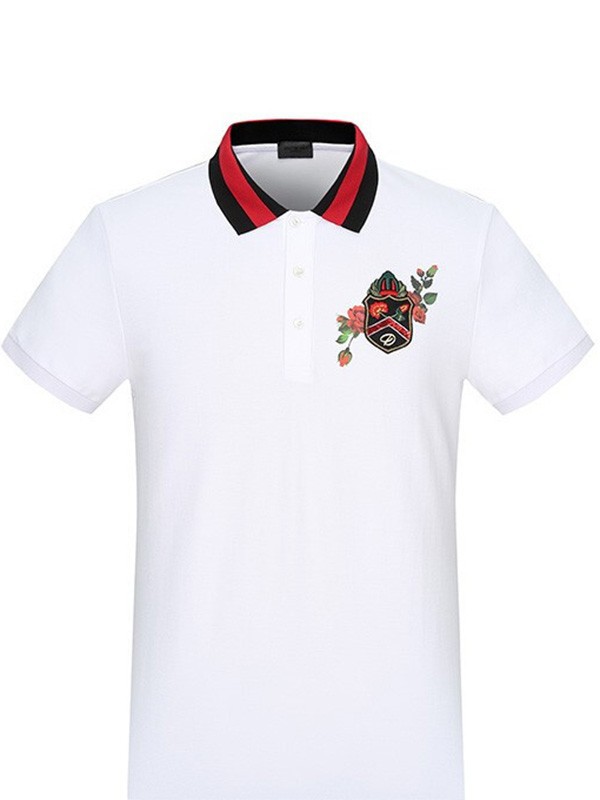 奥拉玛2023春夏季白色polo衫