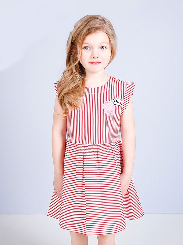 吉哩熊童装2023春夏季橙色连体衣