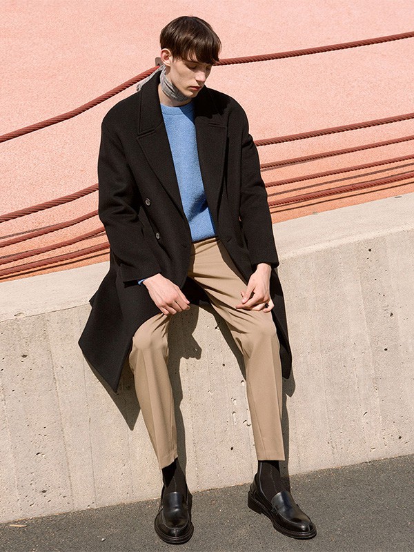 安德森·贝尔休闲装2023春夏季黑色大衣