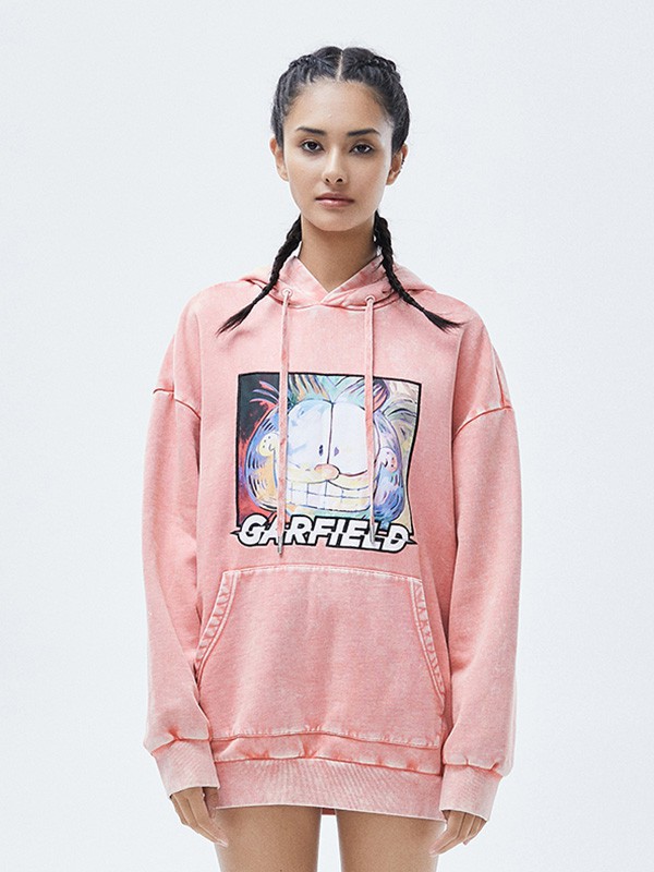 FUN休闲装2022秋冬季粉色卫衣