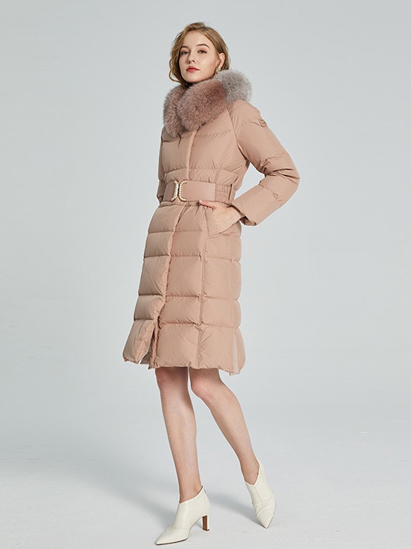 Gerolamo女装2022秋冬季咖啡色毛衣裙