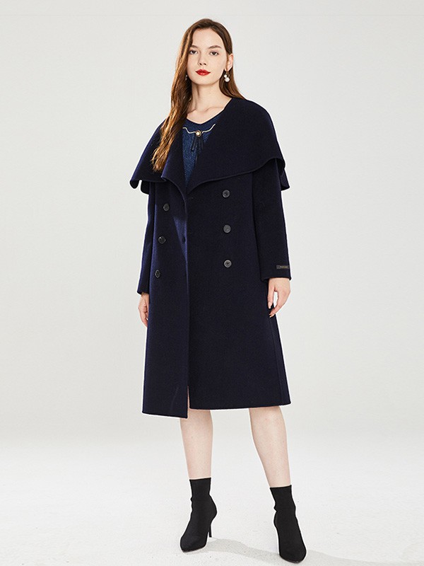 Gerolamo女装2022秋冬季黑色大衣