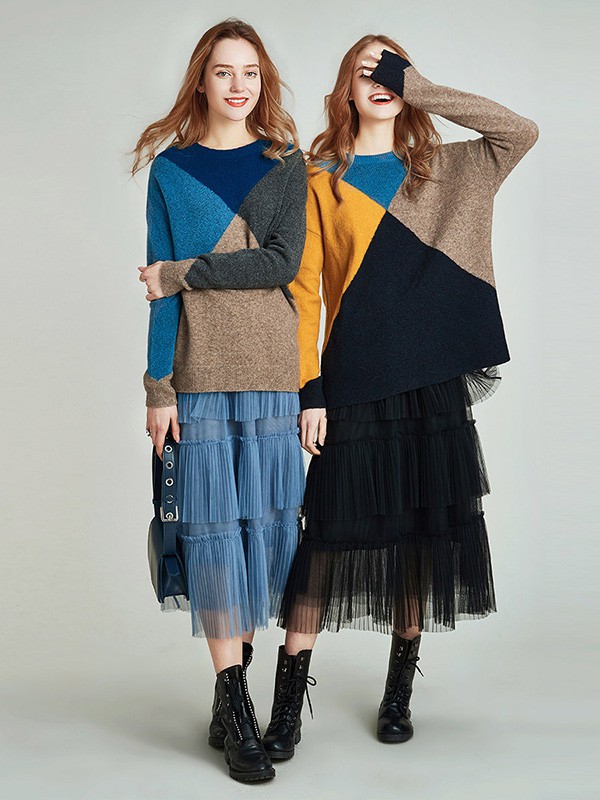 HAVVA女装2022秋冬季黑色纱裙