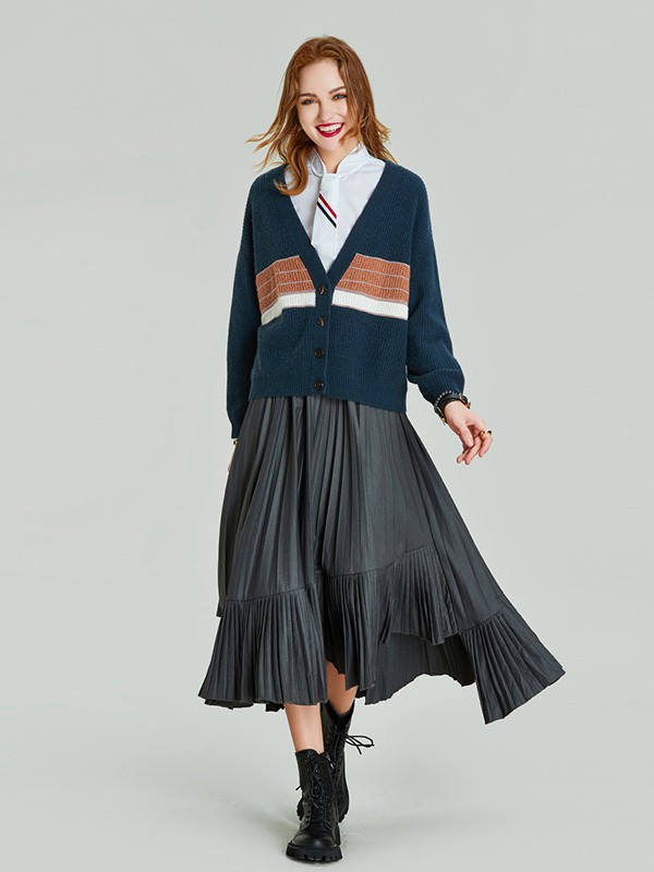 HAVVA女装2022秋冬季白色衬衫