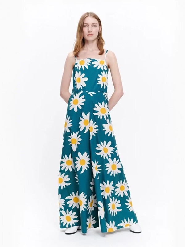 马里梅科2023春夏季绿色连体裤