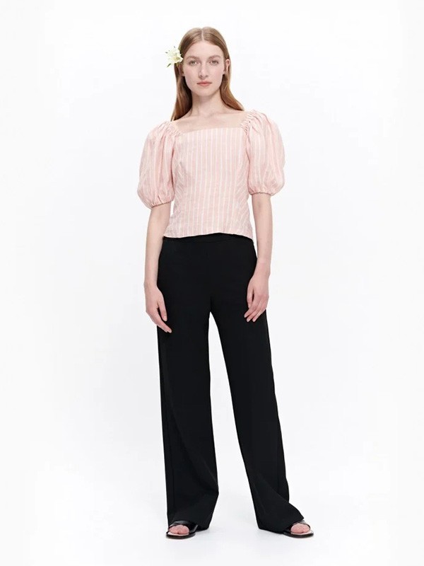 马里梅科2023春夏季粉色上衣