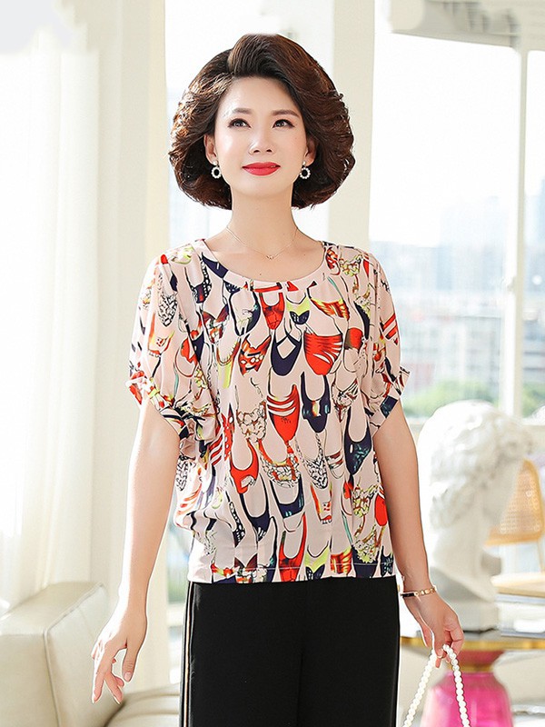 简狐2023春夏季米色T恤