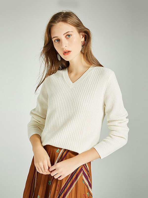 慕曼女装2023春夏季白色针织衫