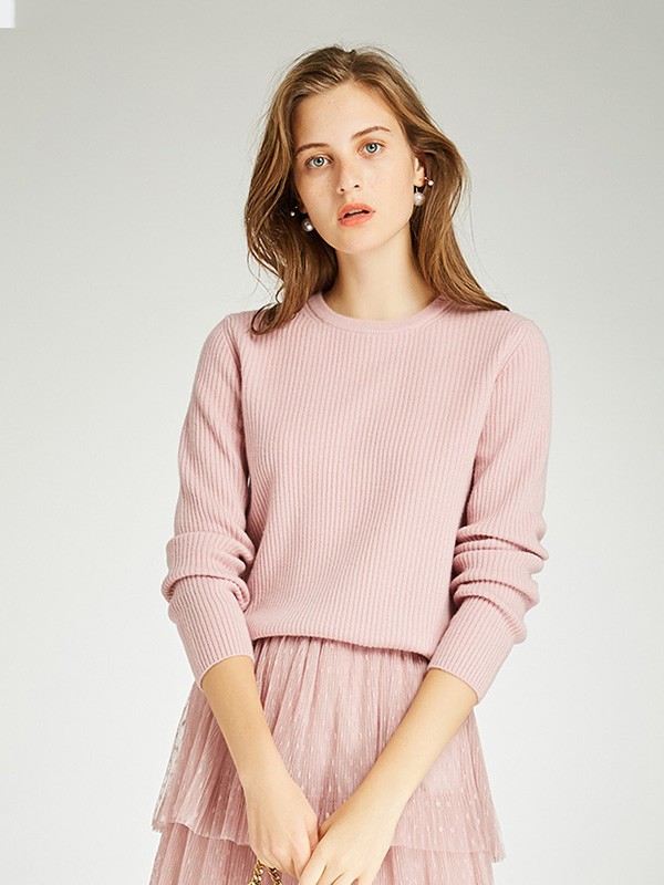 慕曼2023春夏季粉色百褶裙