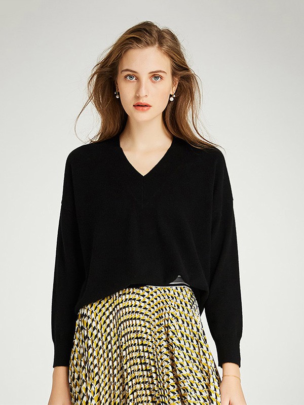 慕曼女装2023春夏季黑色衬衫