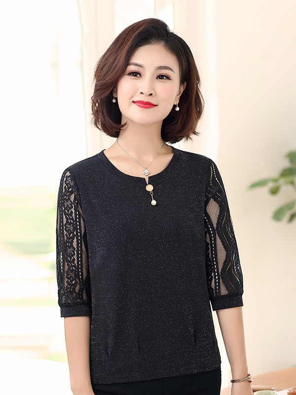 帕丝特女装2023春夏季黑色T恤