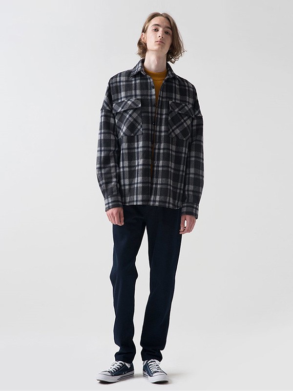 萨缇尼男装2022秋冬季黑色长裙