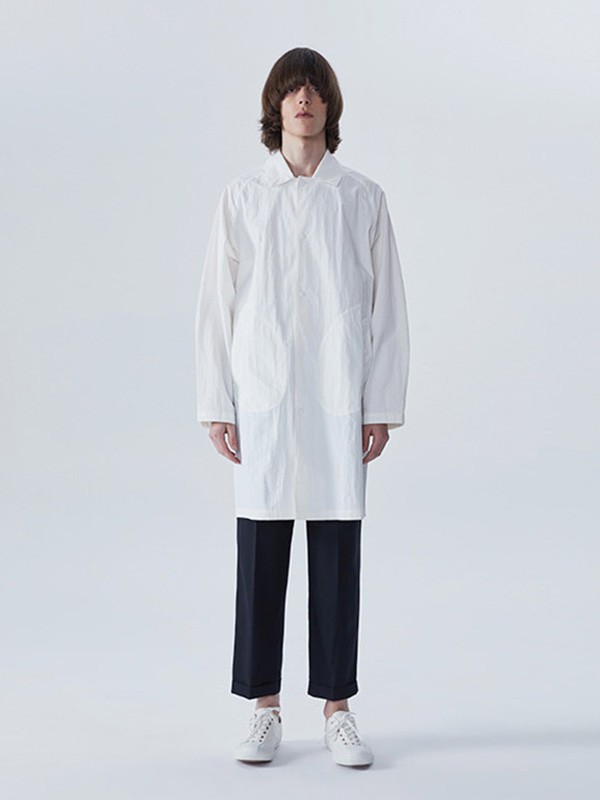 萨缇尼男装2022秋冬季白色衬衫