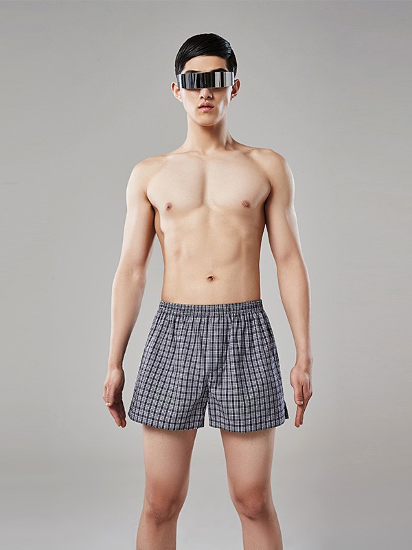 UM25内衣2023春夏季灰色无痕内裤