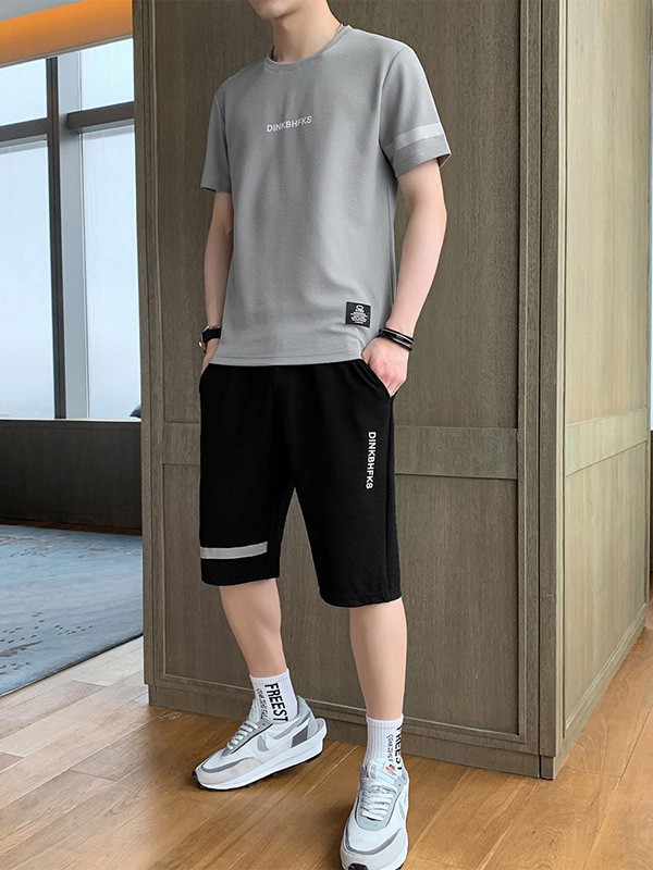 KOJO男装2023春夏季黑色T恤