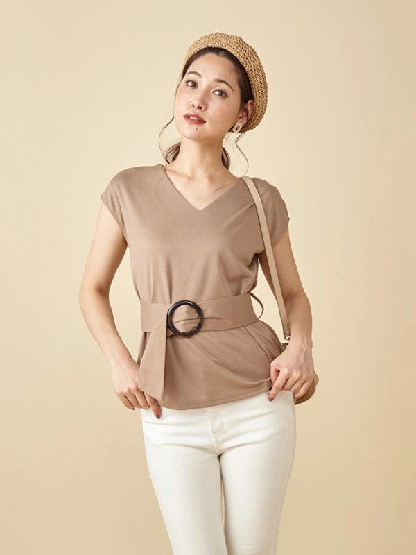 ROYALPARTY女装2023春夏季白色长裤