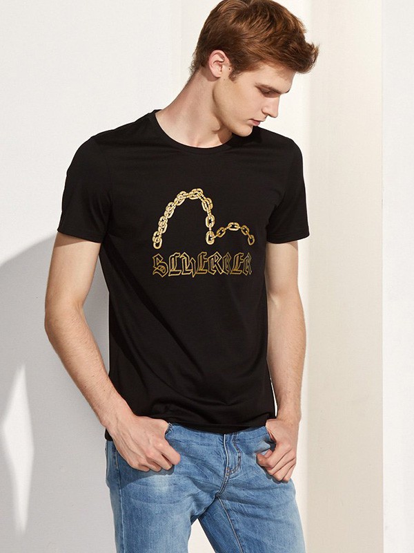 让.路易.雪莱2023春夏季黑色T恤