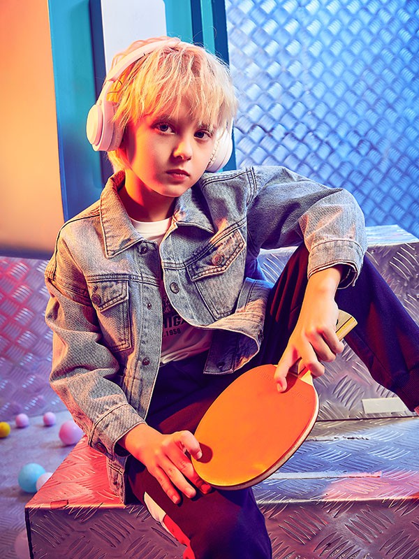 暇步士2022春夏季藏蓝色纯色长裤