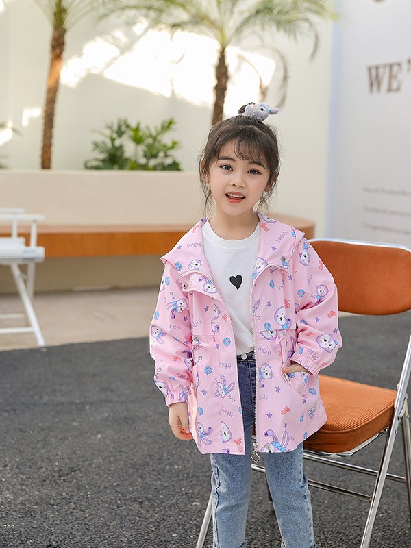 1232022春夏季粉色印花外套