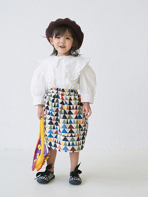 MACMIOCO2022春夏季白色娃娃领衬衫