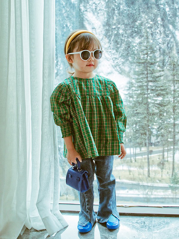 MACMIOCO2022春夏季绿色印花上衣