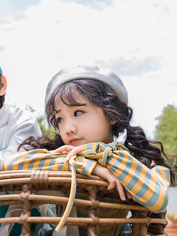 木朵爸爸童装2021秋冬季粉色格子衬衫