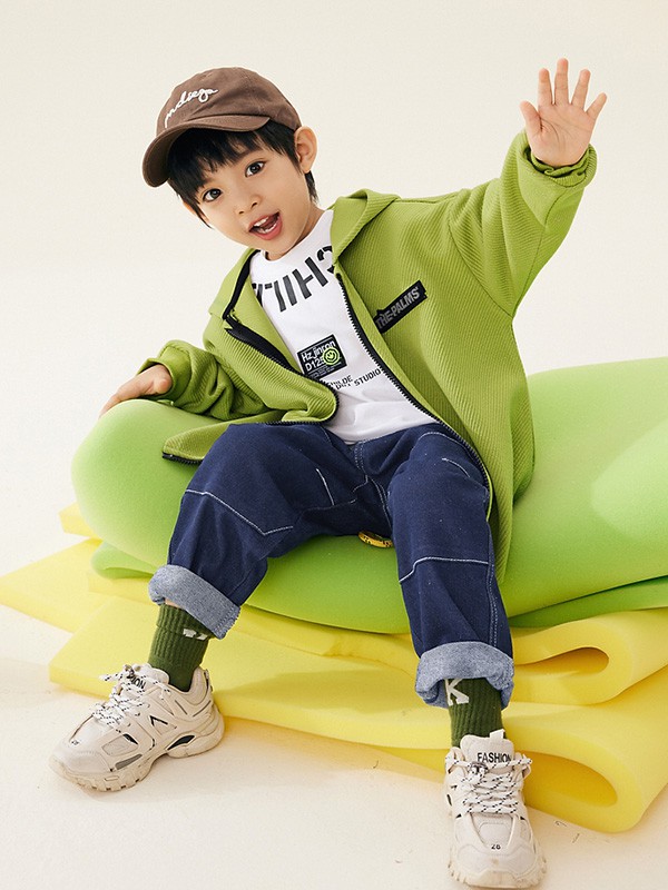 多多家童装2022春夏季白色印花T恤