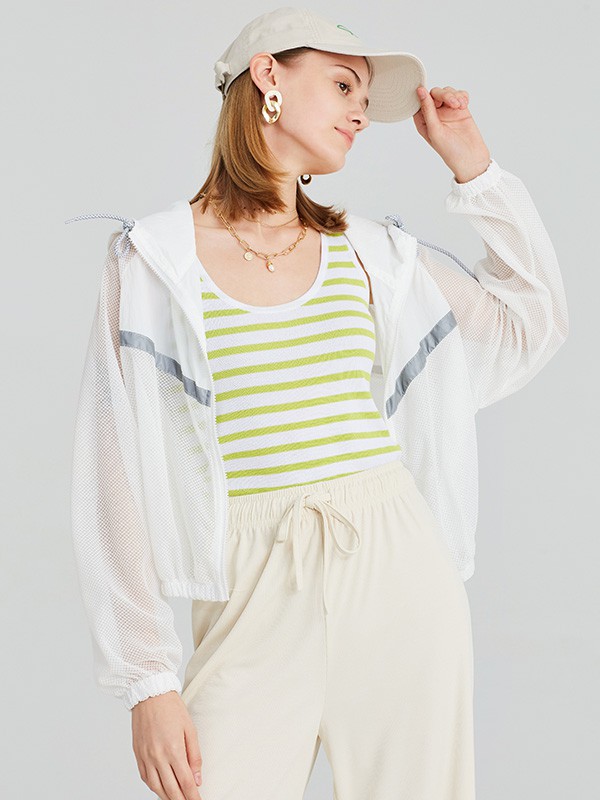 百图2022春夏季黄色条纹背心