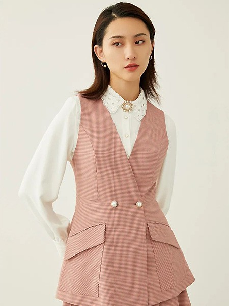 思慕缇2022春夏季白色纯色衬衫