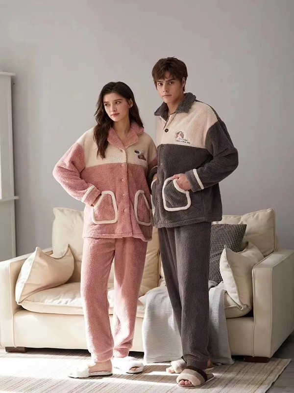 罗丽丝内衣2021秋冬季粉色家居服