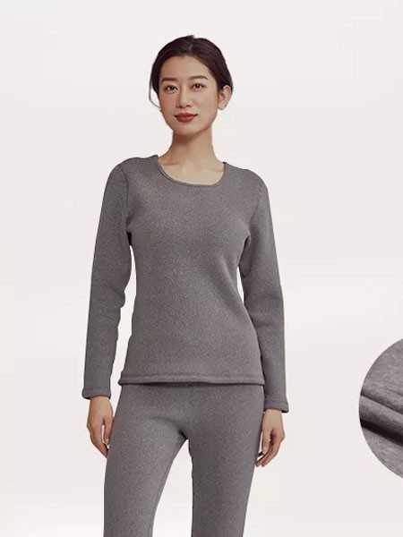 都市丽人内衣2021秋冬季灰色保暖内衣