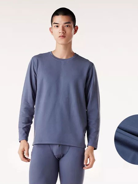 都市丽人内衣2021秋冬季藏蓝色保暖内衣