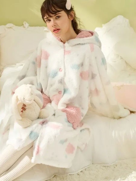 歌瑞尔2021秋冬季白色家居服