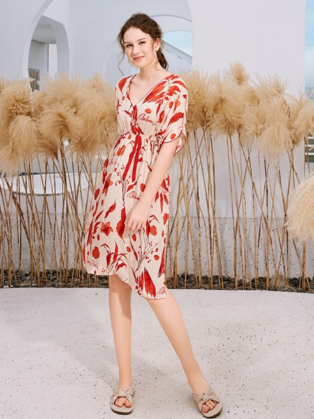 秋鹿内衣2022春夏季白色家居服