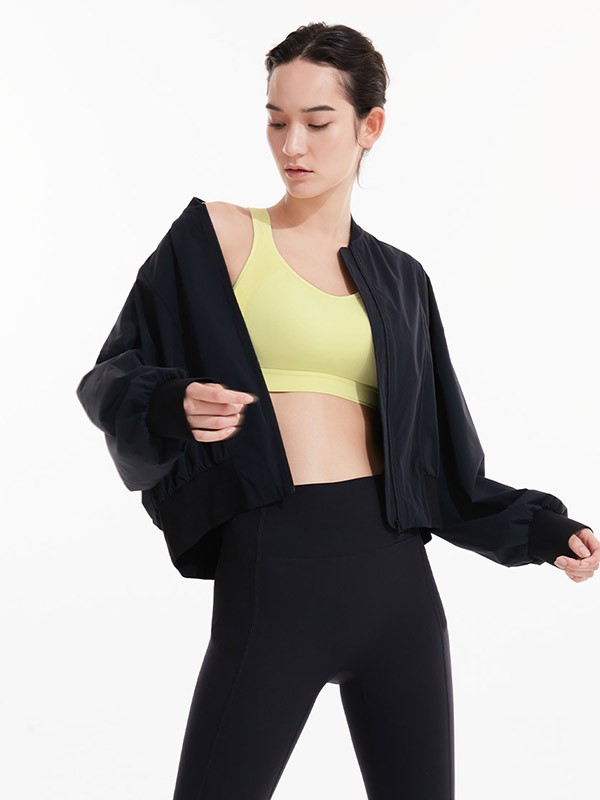 乎兮2022春夏季黄色运动型内衣