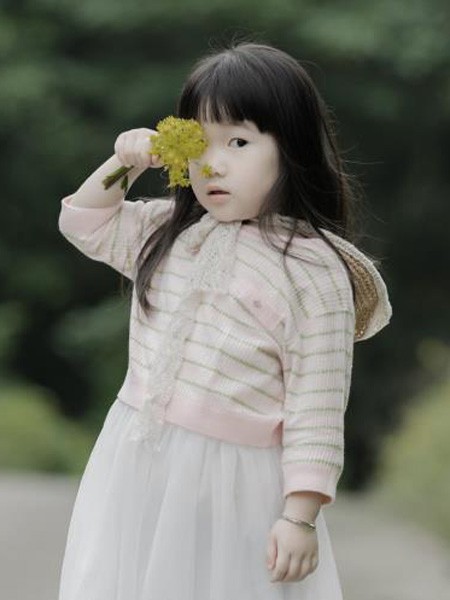 Minitries童装2022春夏季白色纱网短裙