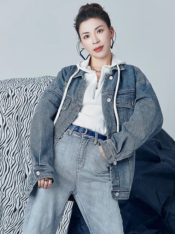 红提女装2022春夏季灰色纯色长裤