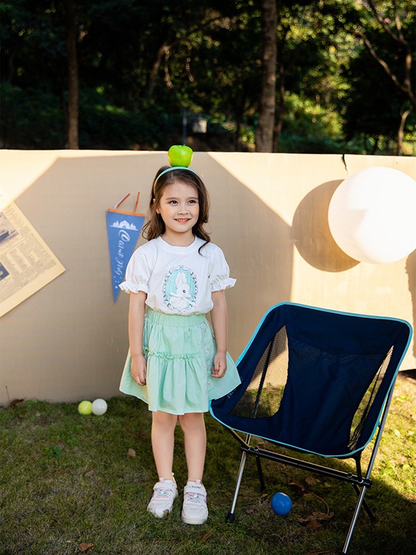 KISSABC2022春夏季白色印花T恤