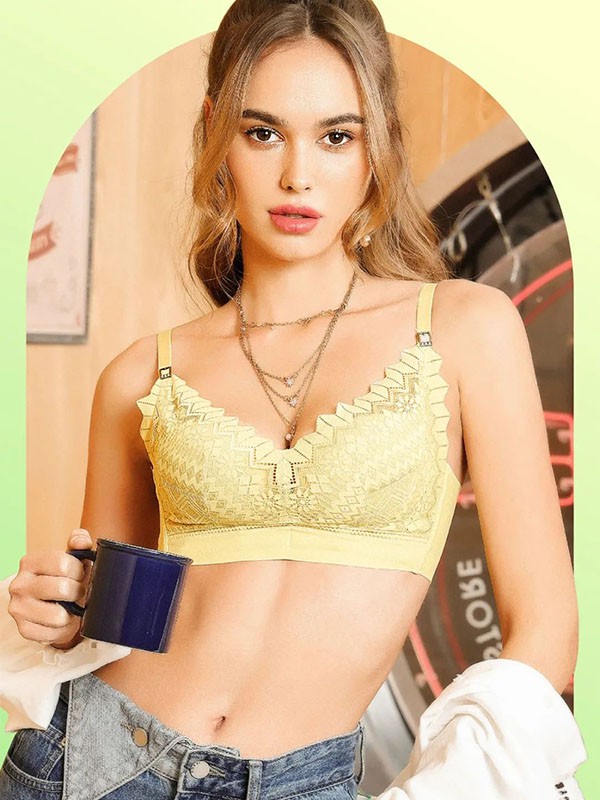 摩登本色内衣2022春夏季黄色时尚内衣