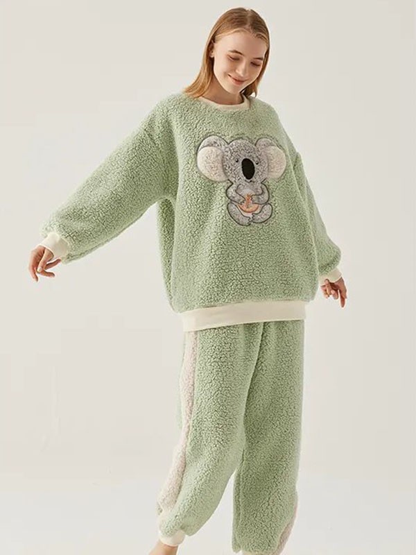 instantme2021秋冬季绿色家居服