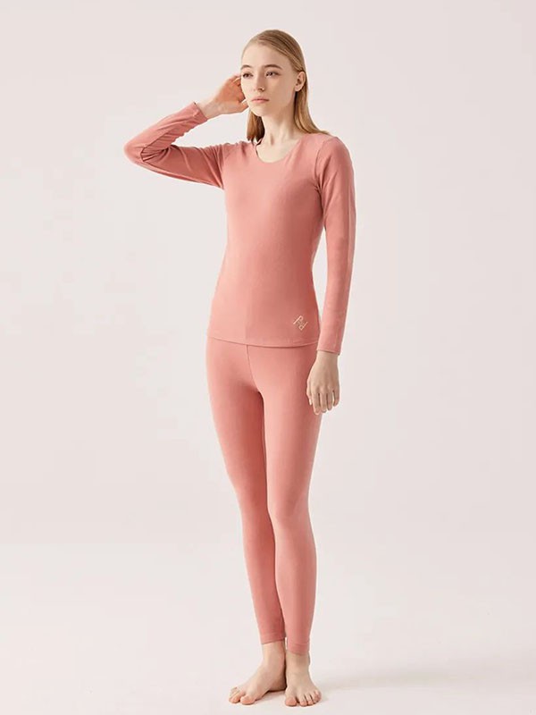 instantme2021秋冬季橙色保暖内衣