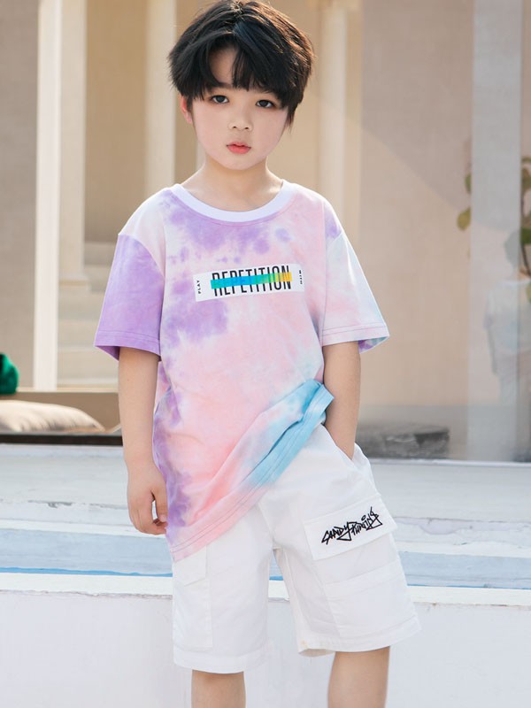 萌童年2022冬季白色字母短裤