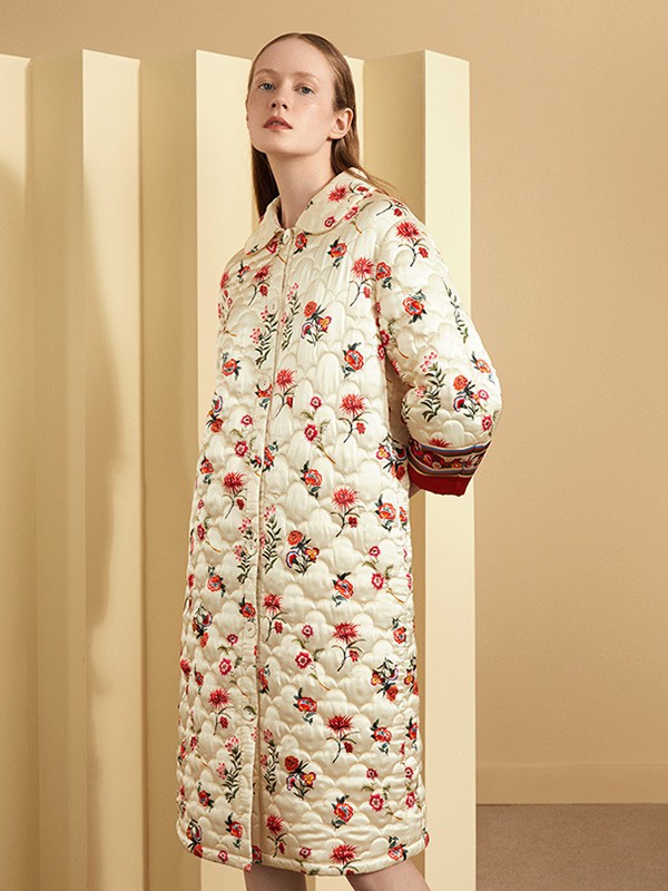 金三塔内衣2021秋冬季白色家居服