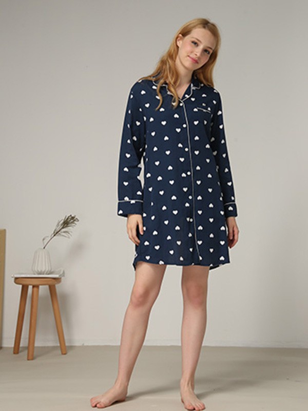 新世家族2022春夏季藏蓝色家居服