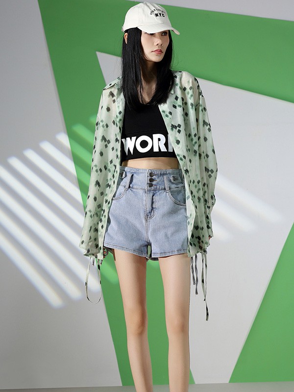 NONO女装2022春夏季黑色字母背心