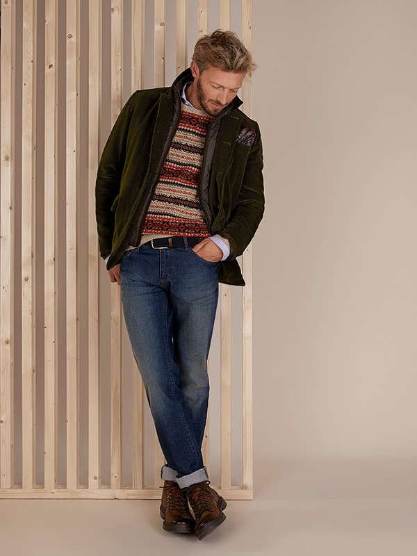 Riverwoods2021秋冬季藏蓝色长裤