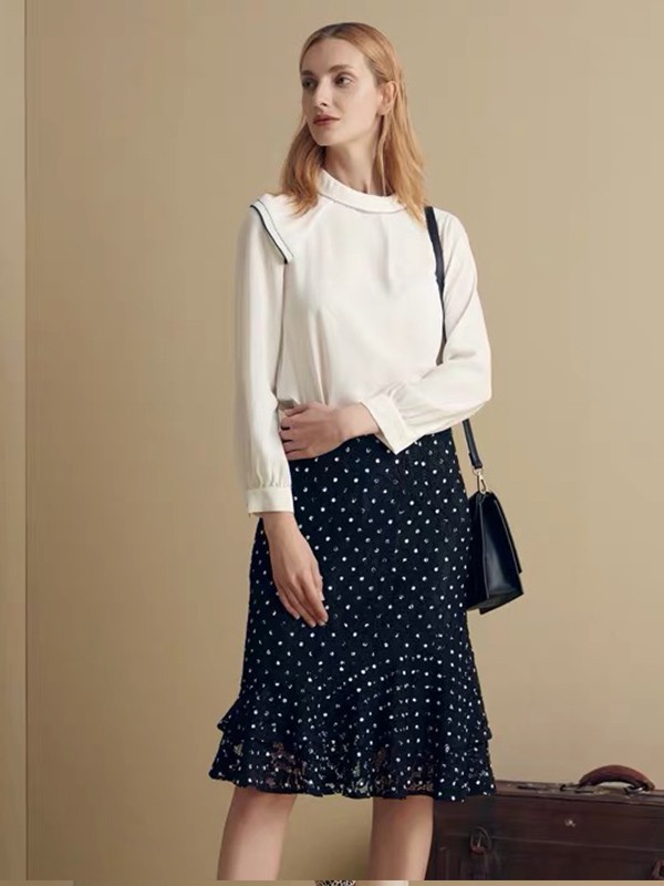 星期天女装2022春夏季白色衬衫