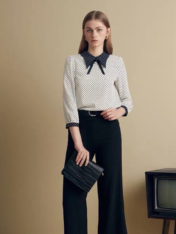 星期天女装2022春夏季黑色阔腿裤