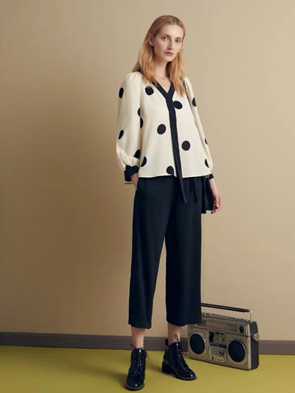 星期天女装2022春夏季白色雪纺衫